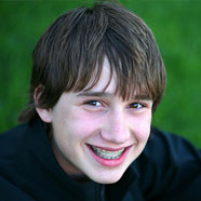 stock photo of a boy with braces