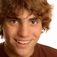 stock photo of a boy with braces